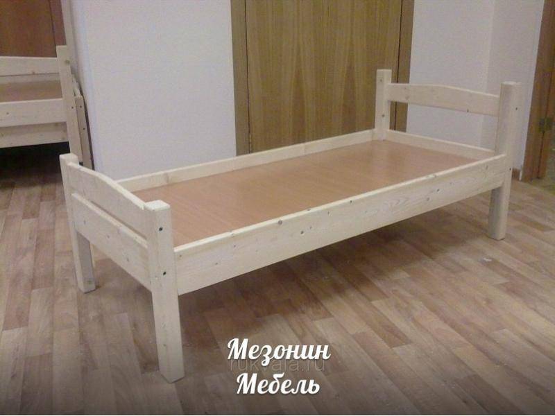 кровать детская из массива мезонин эко в Орске