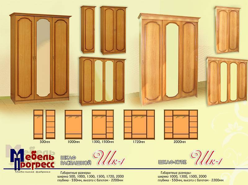 шкаф распашной «шк-1» в Орске