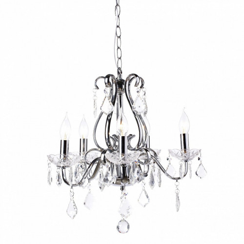 люстра chateaux хром, прозрачная в Орске