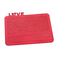 разделочная доска happy board love, красная в Орске
