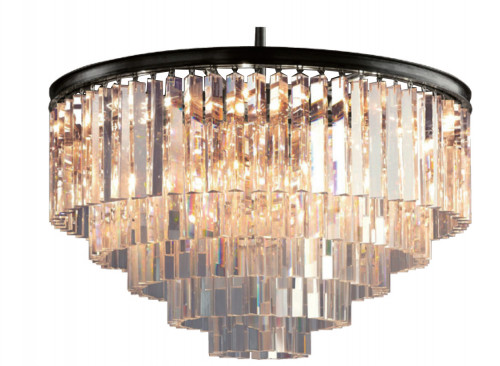 люстра odeon 5 rings черное основание в Орске