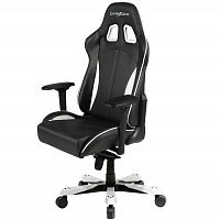 кресло геймерское dxracer king ks57 черно-белое в Орске