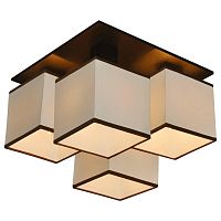 потолочная люстра arte lamp quadro a4402pl-4bk в Орске