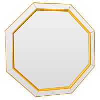 зеркало венецианское восьмиугольное желтое yellow octagon в Орске