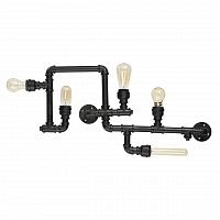 потолочная люстра ideal lux plumber pl5 nero в Орске