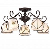 потолочная люстра arte lamp 72 a5495pl-5br в Орске