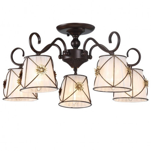 потолочная люстра arte lamp 72 a5495pl-5br в Орске