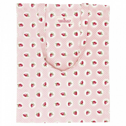 сумка хлопковая strawberry pale pink в Орске