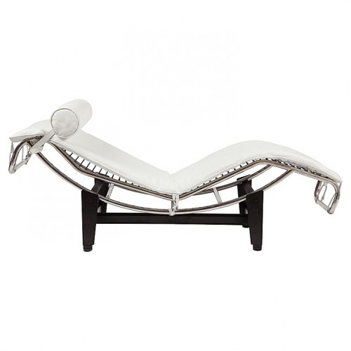 шезлонг chaise longue lc4 белый в Орске