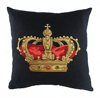 подушка с картинкой короны king crown black в Орске