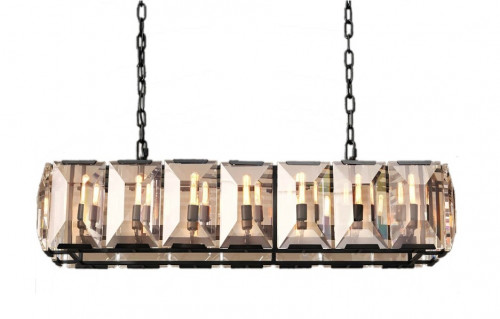 люстра harlow l100 черное основание, прозрачное стекло в Орске