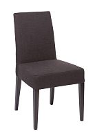 стул aylso dining chair кожа тёмно-коричневая в Орске