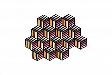 ковер parquet hexagon orange 305x188 от gan в Орске