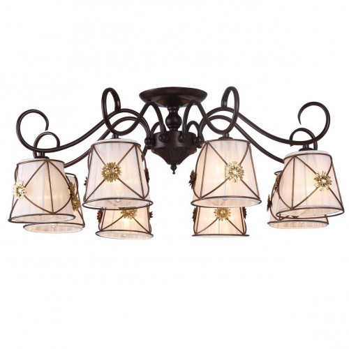 потолочная люстра arte lamp 72 a5495pl-8br в Орске