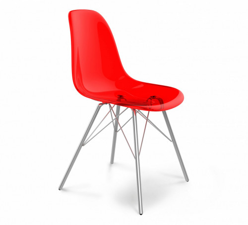 стул dsr красный s37 (eames style) в Орске