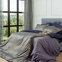 комплект постельного белья decoflux сатин 1.5 спальный twist dark в Орске