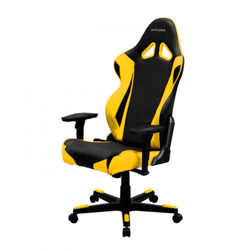 кресло геймерское dxracer racing re0 черно-желтое в Орске