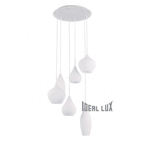 подвесная люстра ideal lux soft sp6 bianco в Орске