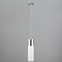 подвесной светильник eurosvet double topper 50135/1 led хром/белый в Орске