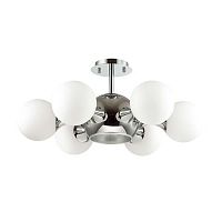 потолочная люстра odeon light miolla 3972/7c белая в Орске