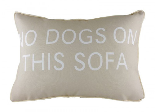 подушка с надписью no dogs on this sofa в Орске