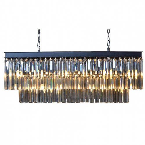 люстра odeon l80 black&glass черная, прозрачное в Орске