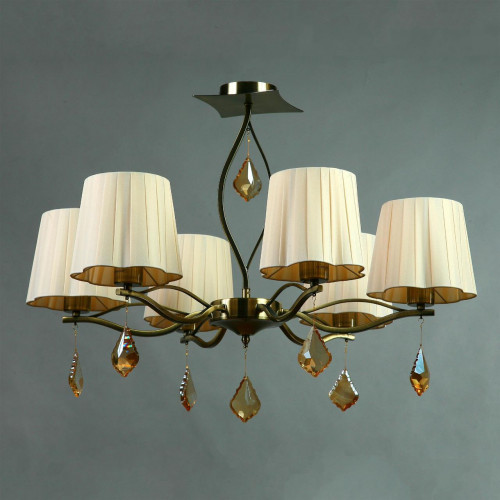 подвесная люстра brizzi bx03203/6 bronze cream в Орске
