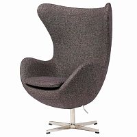 кресло egg chair серое в Орске