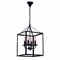 дизайнерская подвесная люстра spot light cage 9810404 черная в Орске