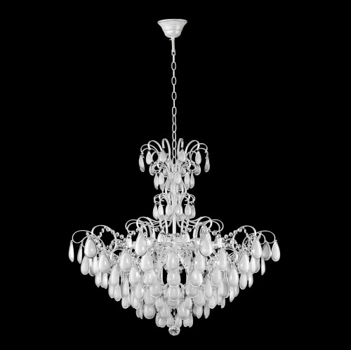 подвесная люстра crystal lux sevilia sp9 silver в Орске