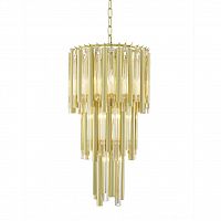 люстра gigi 7 gold от delight collection прозрачная/золото в Орске