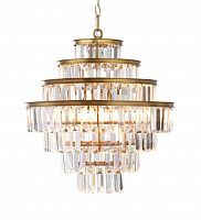 люстра alaine 50 латунь, прозрачное стекло в Орске