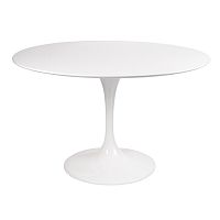 стол eero saarinen style tulip table mdf d110 глянцевый белый в Орске