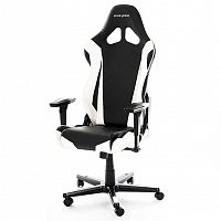 кресло геймерское dxracer racing черно-белое в Орске