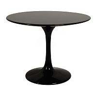 стол журнальный eero saarinen style tulip table черный в Орске