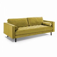 диван bogart sofa 2 двухместный темно-желтый от la forma (ex julia grup) в Орске