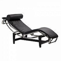 шезлонг chaise longue lc4 черный в Орске