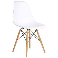 стул деревянный pc-015 белый (eames style) в Орске