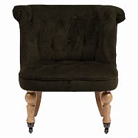 кресло amelie french country chair серо-коричневое в Орске