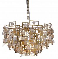 подвесная люстра crystal lux diego sp9 d600 gold в Орске