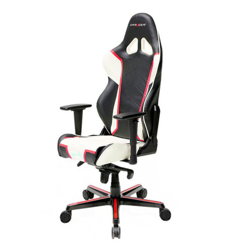 кресло геймерское dxracer racing черно-бело-красное в Орске