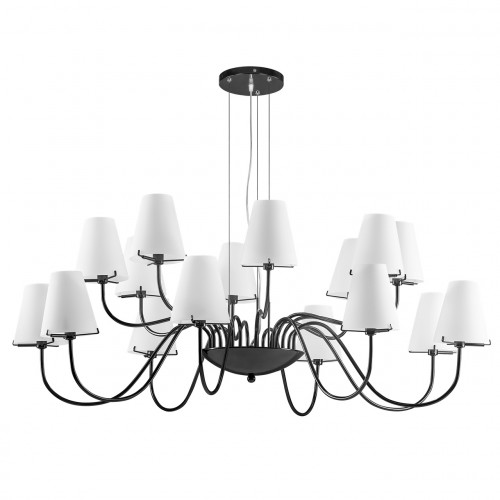 подвесная люстра lightstar diafano 758167 черная в Орске