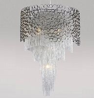 подвесной светильник crystal lux hauberk sp-pl8 d60 матовый никель в Орске