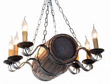 люстра бочонок коричневая в Орске