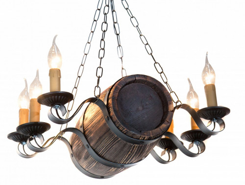 люстра бочонок коричневая в Орске