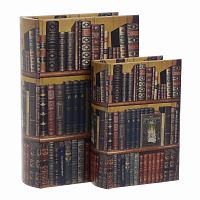 шкатулки-книги, набор из 2 шт. мультиколор в Орске