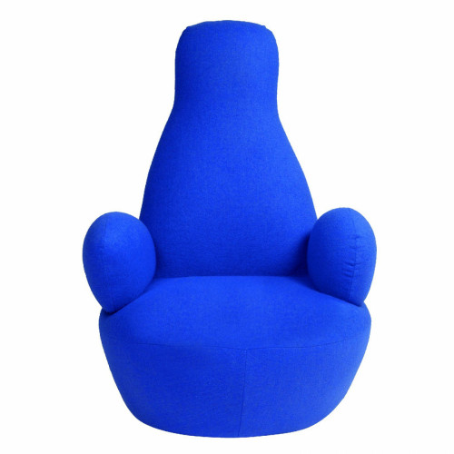 кресло bottle chair синее в Орске