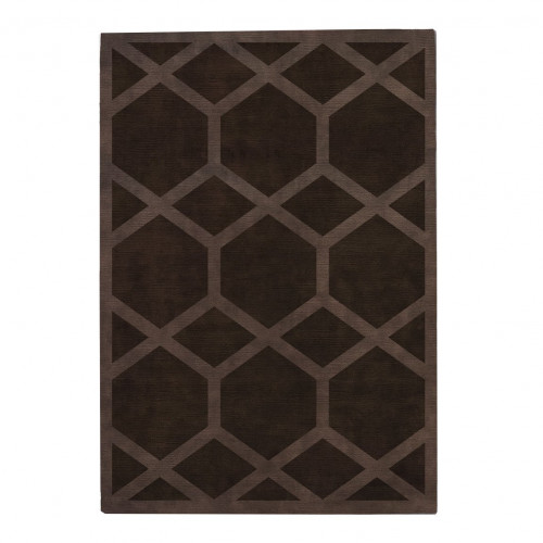 ковер ashton cocoa coffe 150x220 коричневый в Орске