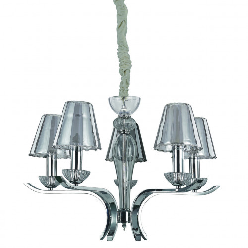 люстра дизайнерская initial серая, хром в Орске