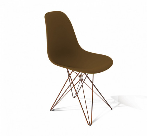 стул dsr коричневый s50 (eames style) в Орске